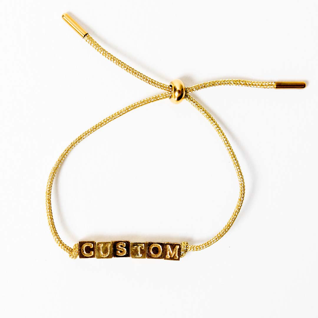 Custom Goldie Friendship Bracelet