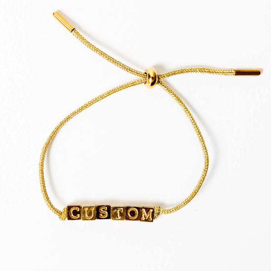 Custom Goldie Friendship Bracelet