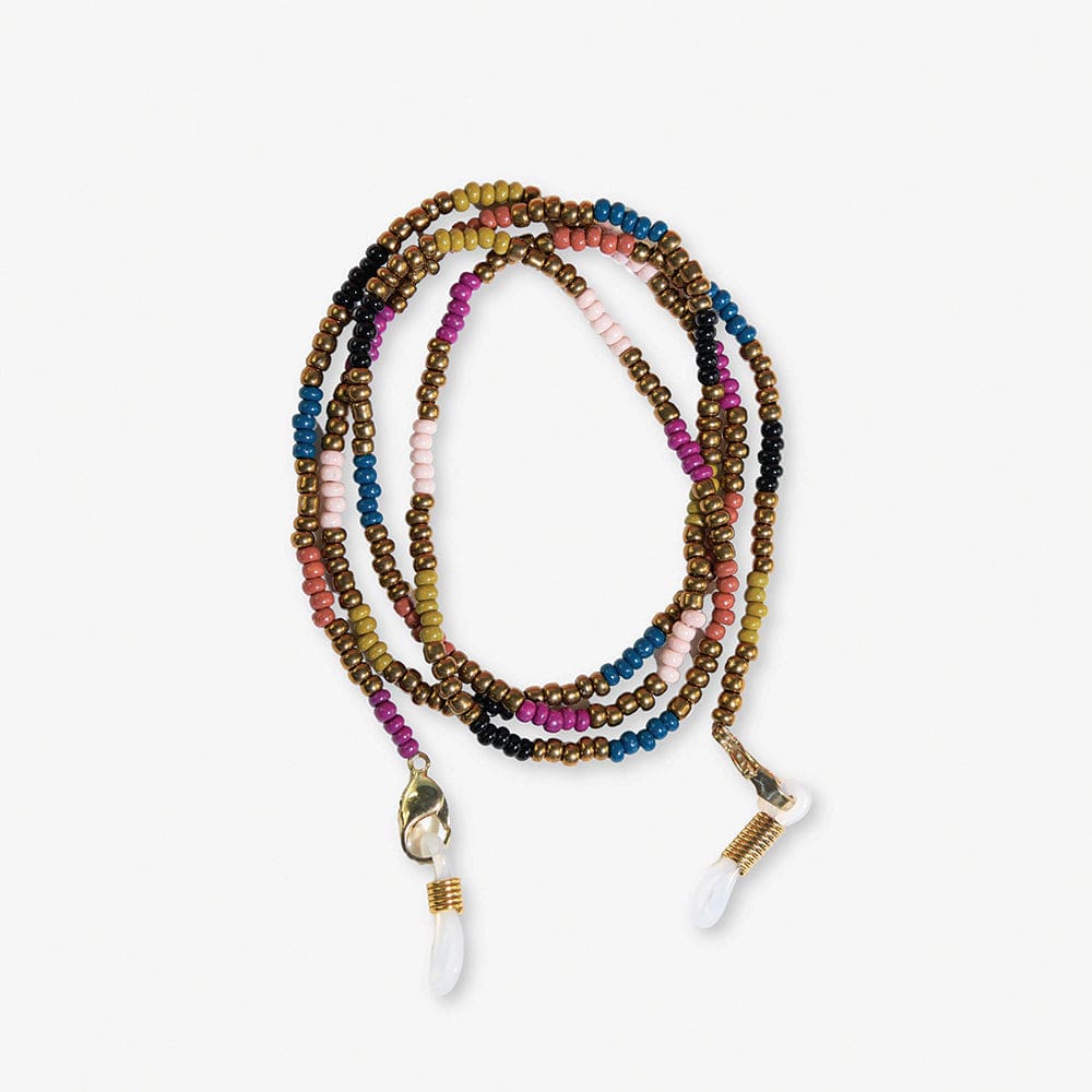 Polly Beaded Eyeglass Chain Jewel Tone