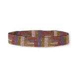 Alex Geo Stripe Beaded Stretch Bracelet Light Pink Bracelet