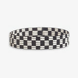 Alex Small Checked Beaded Stretch Bracelet Black and White Bracelet