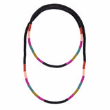 Allie Seed Bead Long Necklace Muted Single Strand