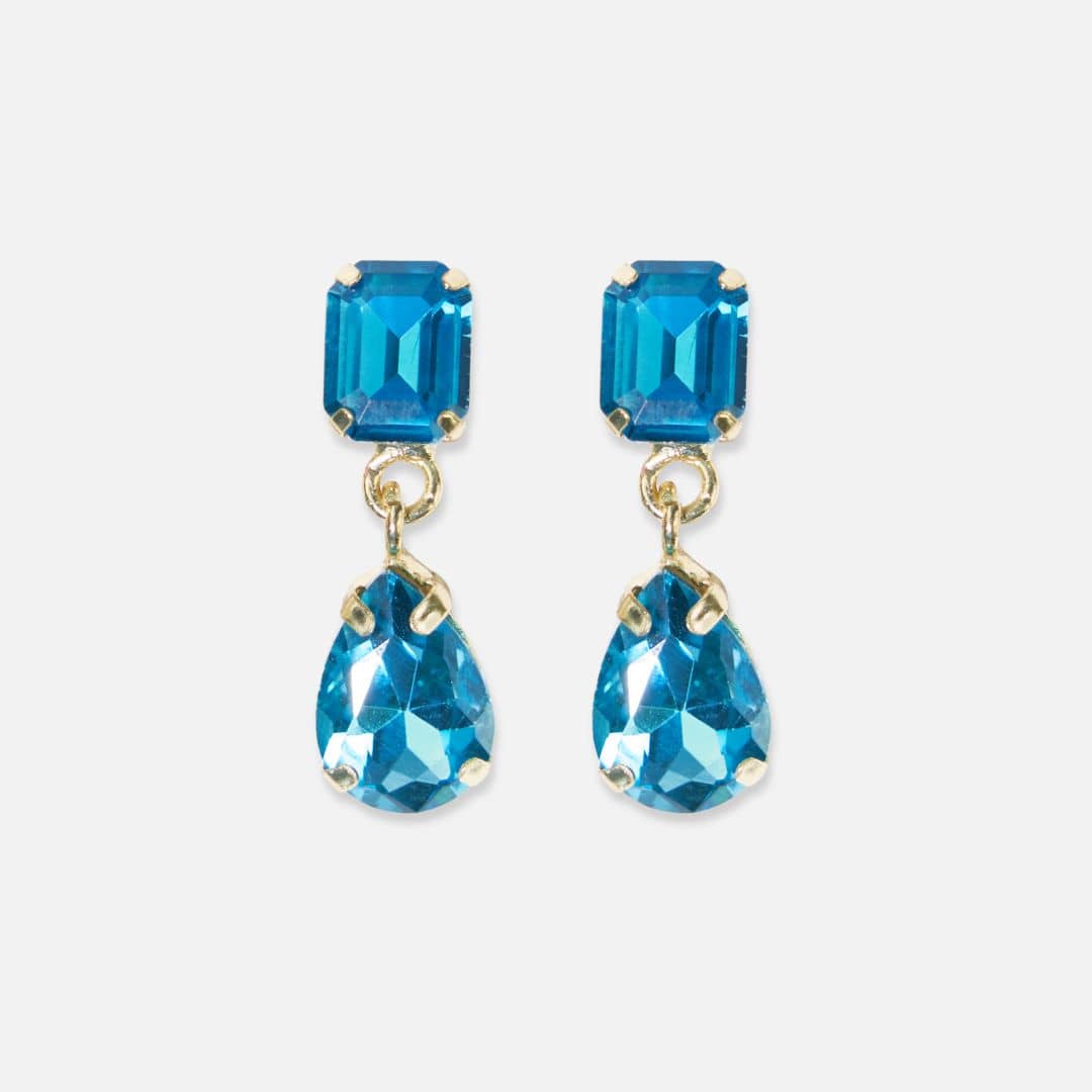 Allysa Solid Dangle Earrings Turquoise DROP