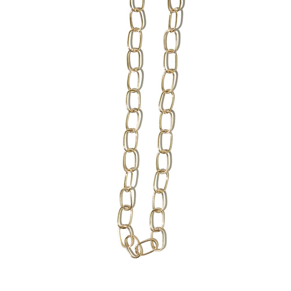 Oval Link Necklace - Gold