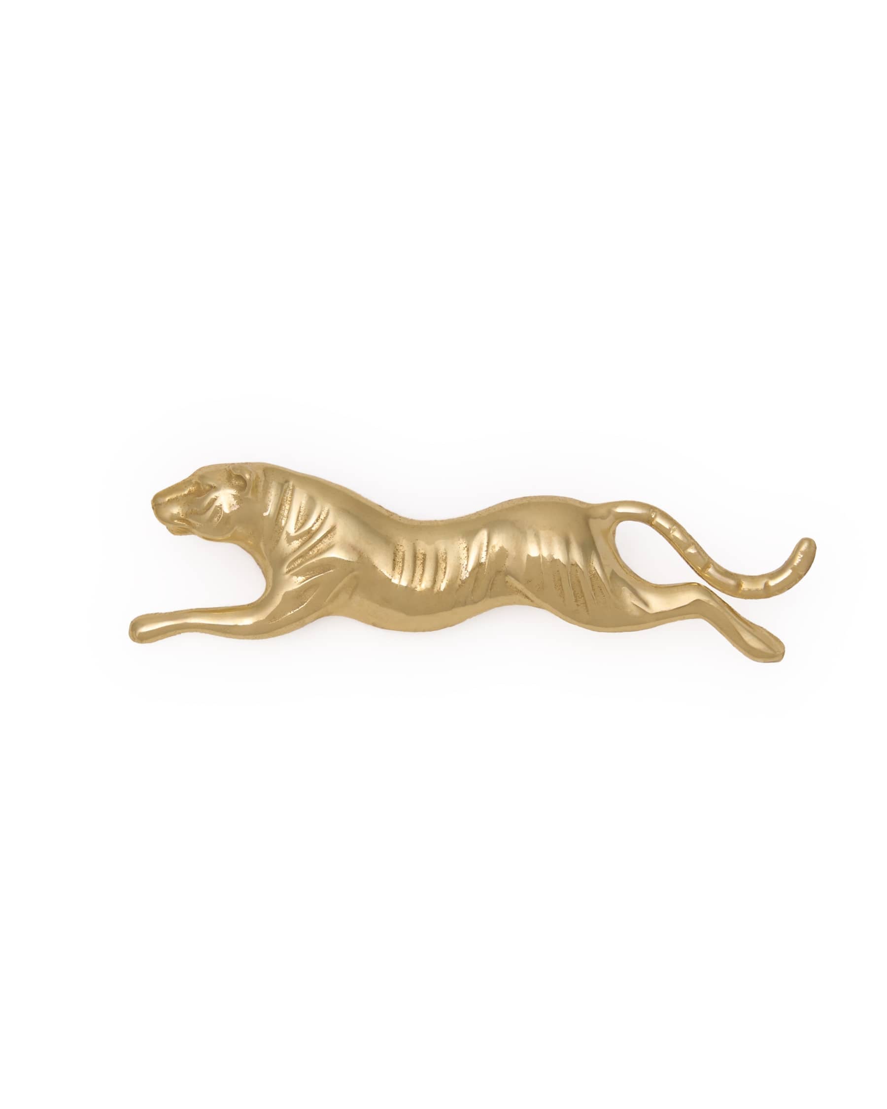 Bianca Tiger Brooch Brass Brooch