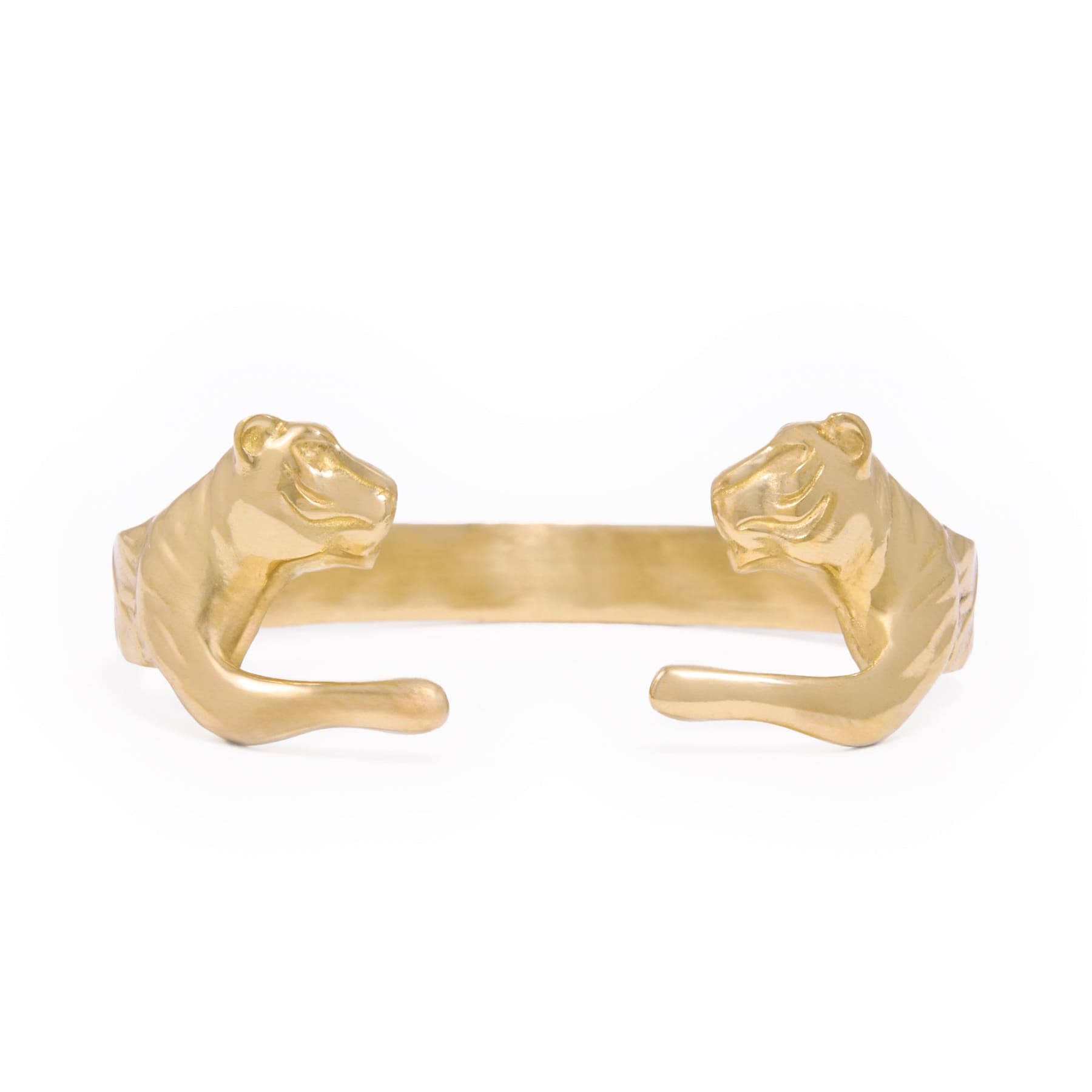 Bianca Tiger Cuff Bangle Brass Cuff