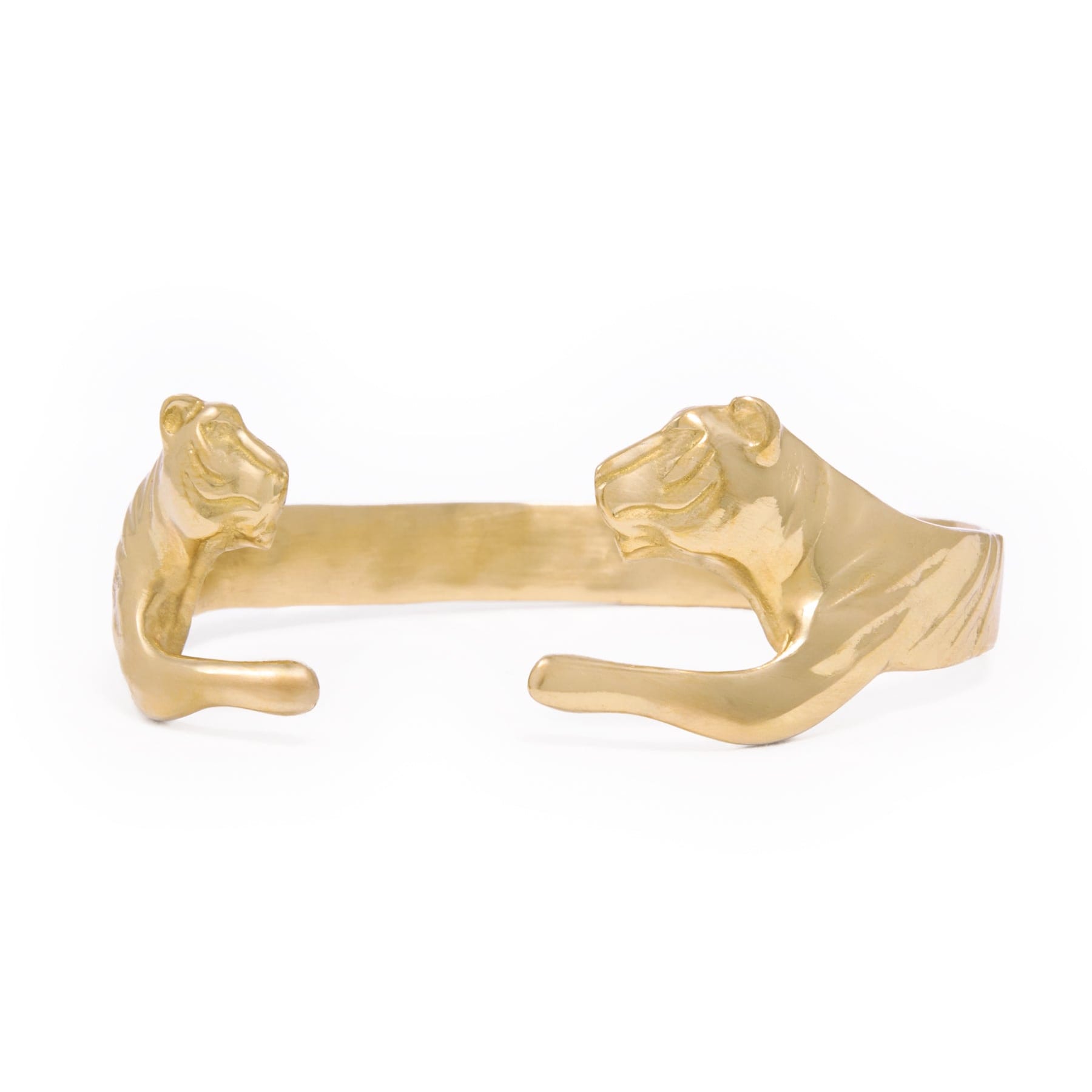 Bianca Tiger Cuff Bangle Brass Cuff