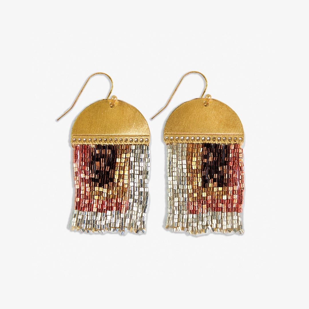 Birdie Abstract Earrings Mixed Metallics Earrings