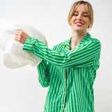 Bonnie Pajama Set Green & Blue
