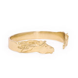 Calliope Horse Cuff Bracelet Brass Cuff