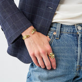 Calliope Horse Cuff Bracelet Brass Cuff