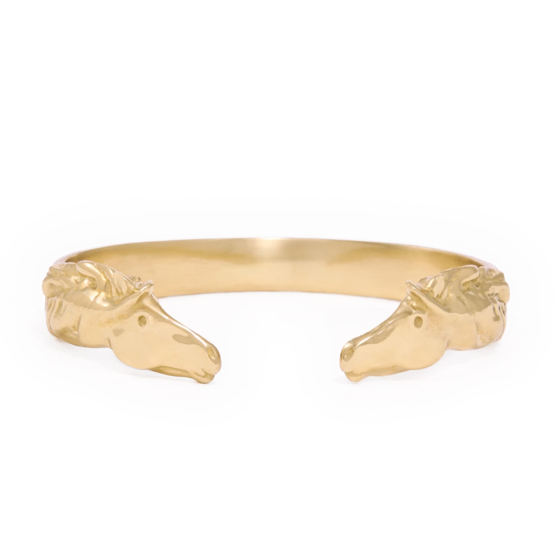 Calliope Horse Cuff Bracelet Brass Cuff