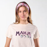 Camile Skinny Scarf Mahjong Print 36x2 Scarf