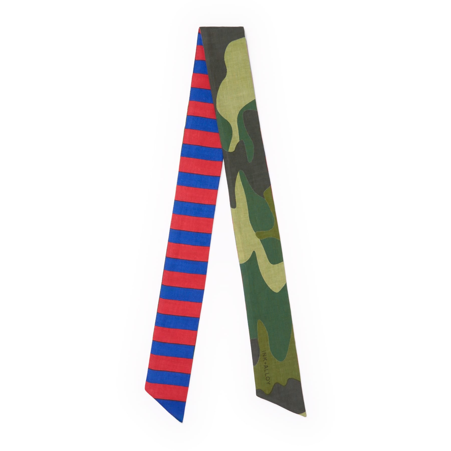Camile Twilly Scarf Camo Print 36x2 Scarf