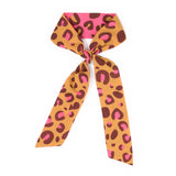 Camile Twilly Scarf Cheetah Print 36x2 Scarf
