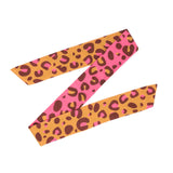 Camile Twilly Scarf Cheetah Print 36x2 Scarf