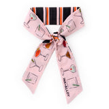 Camile Twilly Scarf Cocktail Print 36x2 Scarf