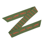 Camile Twilly Scarf Fox Print 36x2 Scarf