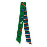 Camile Twilly Scarf Horse Print 36x2 Scarf