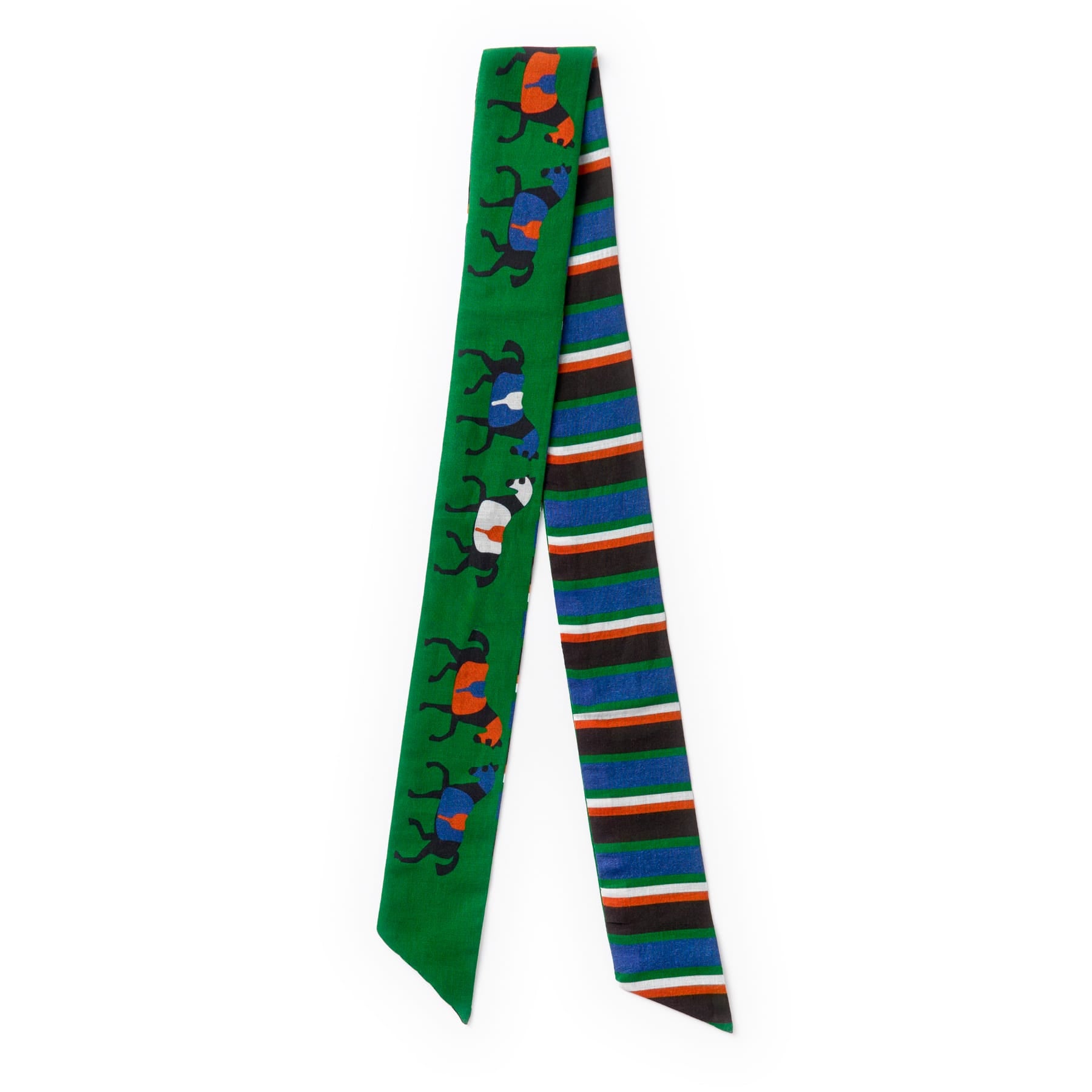 Camile Twilly Scarf Horse Print 36x2 Scarf