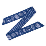 Camile Twilly Scarf Oyster Print Scarf