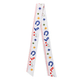 Camile Twilly Scarf Western Print Scarf