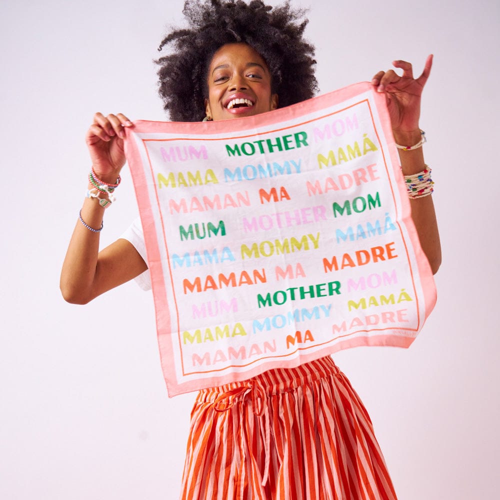 定価2万円　th products Inflated Scarf MONO Carson Mom Print Scarf 21x21 – INK+ALLOY LLC
