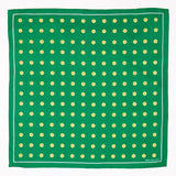 Carson Tennis Ball Print Scarf 21x21 Bandana