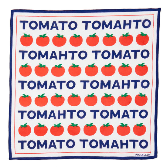 Carson Tomato Tomahto Print Scarf 21x21 – INK+ALLOY LLC