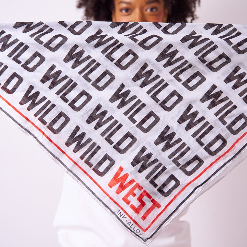 Carson Wild West Print Scarf 21x21 Bandana