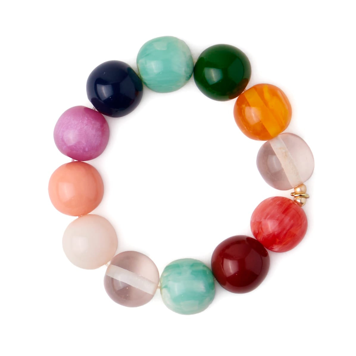 Cece Large Resin Bead Bracelet Multi Bracelet