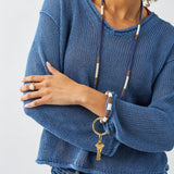Celeste Single Stone Adjustable Ring Moonstone Ring
