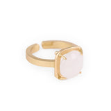 Celeste Single Stone Adjustable Ring Moonstone Ring