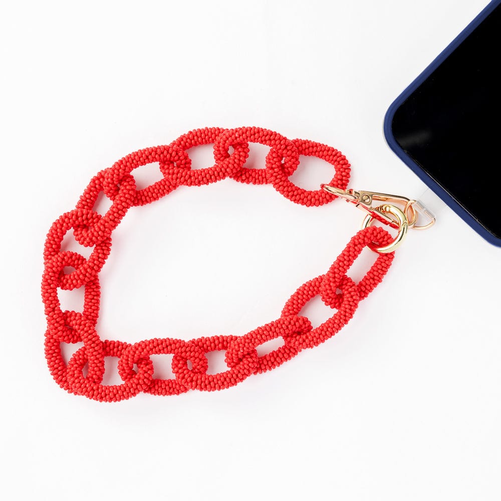 Celine Beaded Chain Link Accessory Poppy Phone Accessories