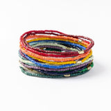 Chelsea 18 Strand Luxe Beaded Stretch Bracelet Set Multicolor Stack