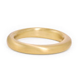Cora Single Bangle Matte Brass Bracelet