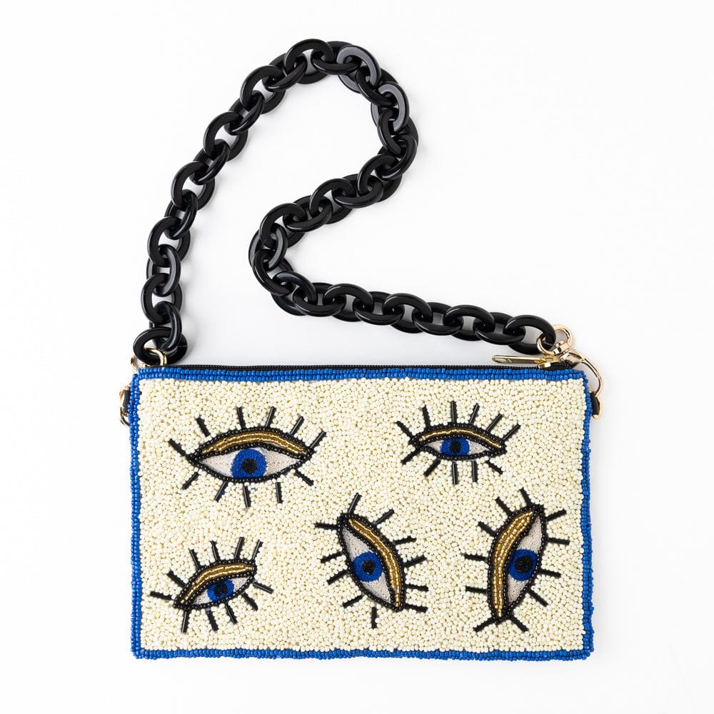 Elenor Evil Eye Beaded Bag Clutch
