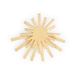 Eliza Starburst Brooch Brass Brooch