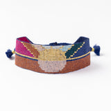 Erin Sunrise Adustable Beaded Bracelet Multicolor Sliding Knot