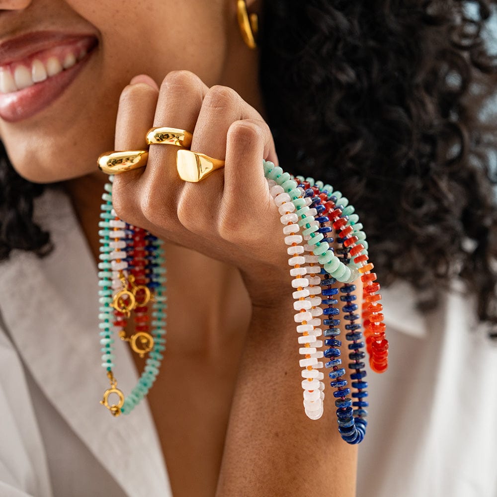 Faye Dome Ring Brass - Size 7 RING