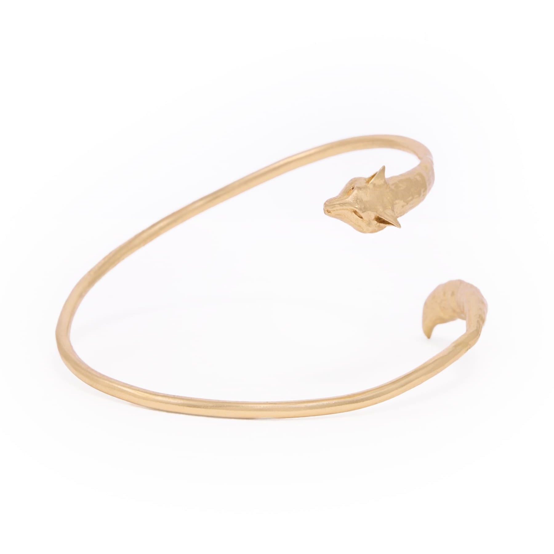 Felicity Fox Twisted Cuff Bracelet Brass Bracelet