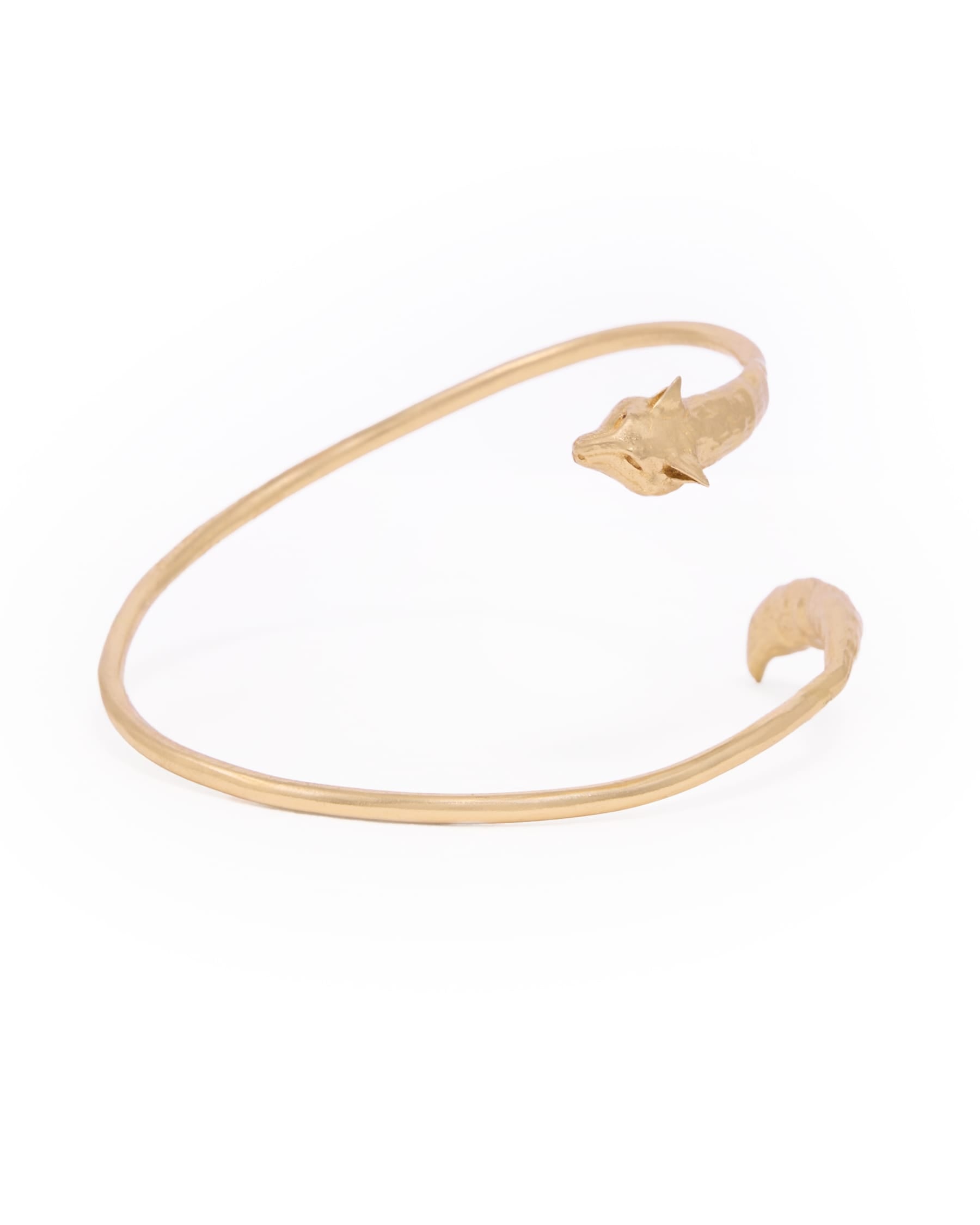Felicity Fox Twisted Cuff Bracelet Brass Bracelet