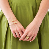 Felicity Fox Twisted Cuff Bracelet Brass Bracelet