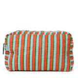 Frenchie 3 Piece Cosmetic Bag Set Sage + Rust Cosmetic Bag