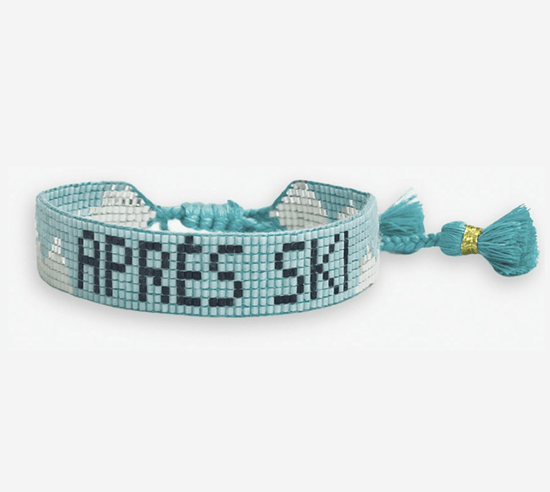 Gabby "Apres Ski" Adjustable Beaded Bracelet Multicolor Sliding Knot