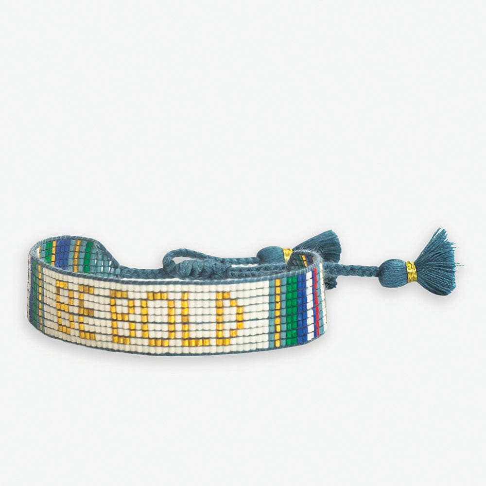 Gabby "Be Bold" Adjustable Beaded Bracelet Multicolor