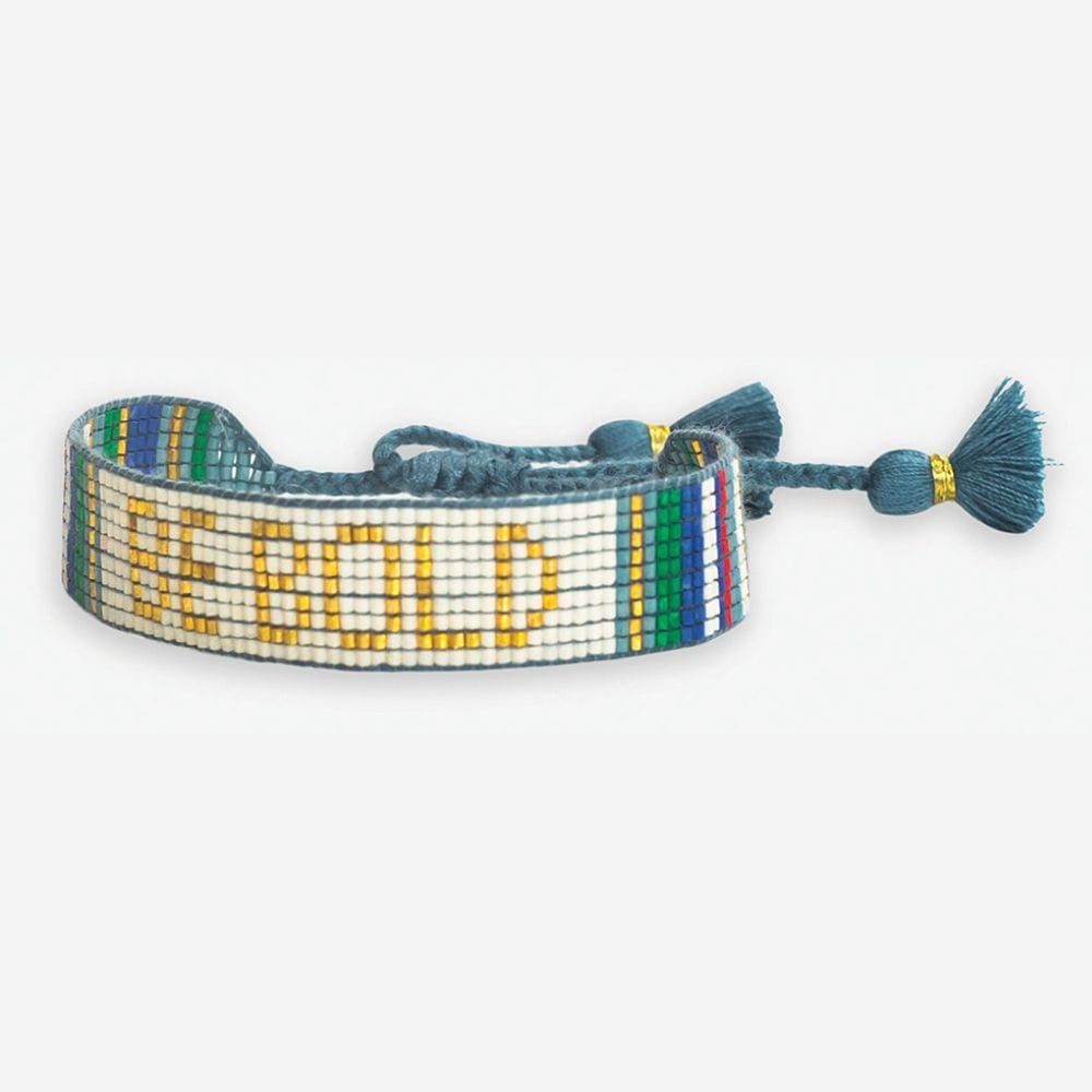 Gabby "Be Bold" Adjustable Beaded Bracelet Multicolor