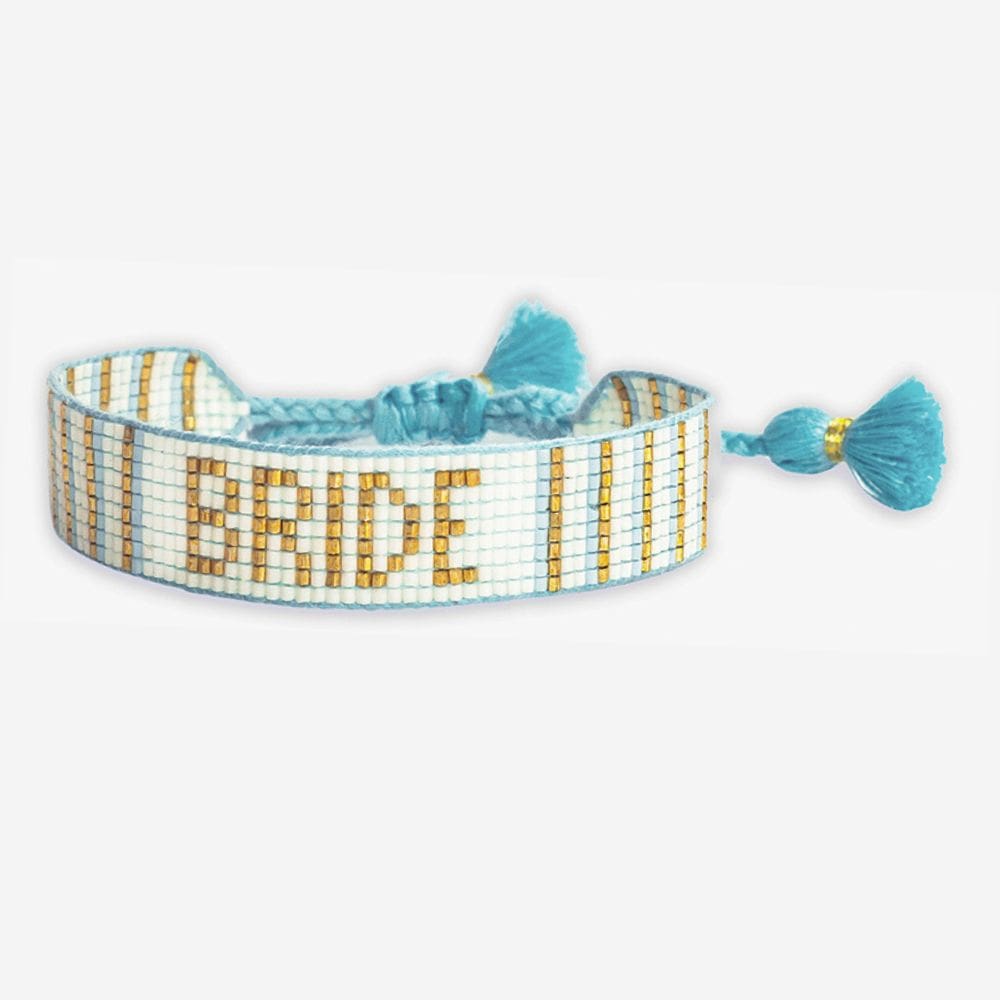 Gabby "Bride" Adjustable Beaded Bracelet Multicolor