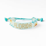 Gabby "Florida" Waves With Sunshine Adjustable Beaded Bracelet Sliding Knot