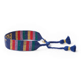 Gabby "Resist" Adjustable Beaded Bracelet Blue Bracelet